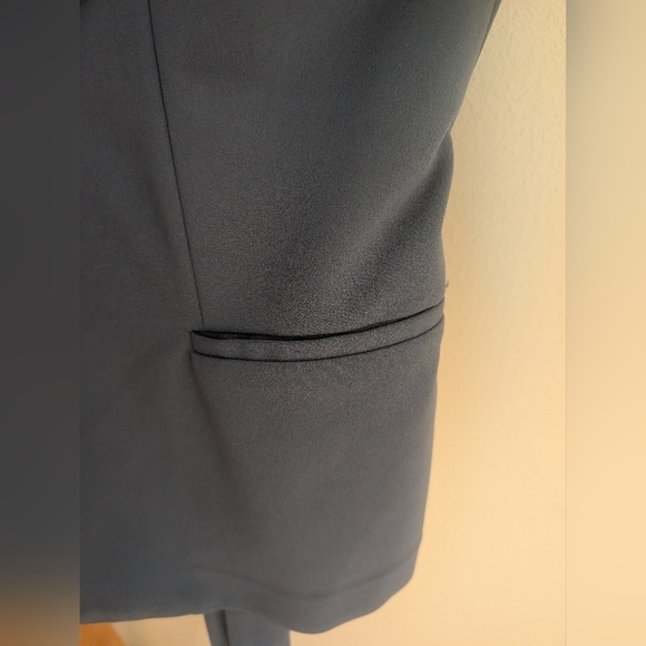 White House Black Market Dusty Blue Blazer - Picture 9 of 10